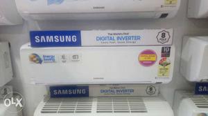 White Samsung Digital Inverter Ac