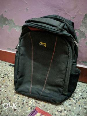 Backpack with laptop section.