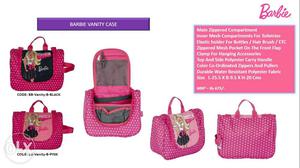Barbie vanity case is ideal for girl child who