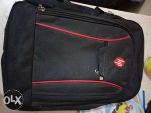 Black And Red HP Backpack