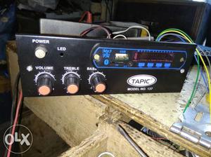 Black Tapic Stereo Amplifier