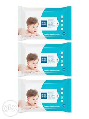 Brand new stock of mee mee wipes pack of 3...grab discounts{