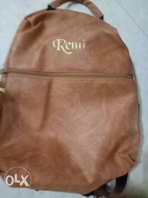Brown Remi Leather Backpack