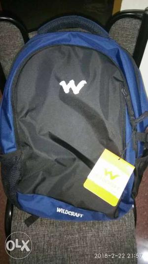 Fresh wildcraft blue backpack...