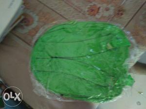 Green Backpack Clear Plastic Pack