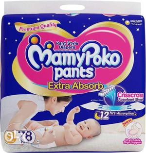 MamyPoko Pants Extra Absorb Diaper - S (78 Pieces)