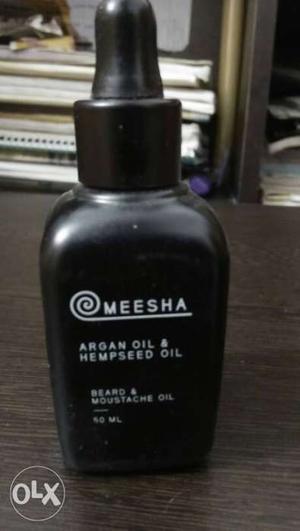 New Black Meesha Argan Oil Bottle