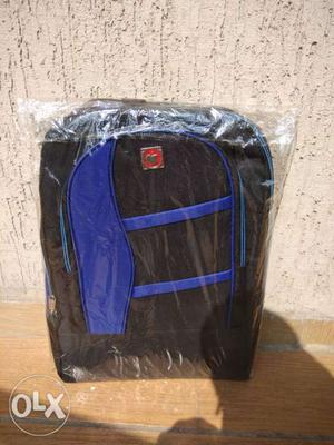 New Blue And Black laptop Backpack Pack bags urgent sale