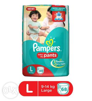 Pampers pant style large size, very heay discount