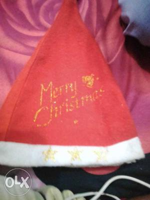 Red Merry Christmas Hat