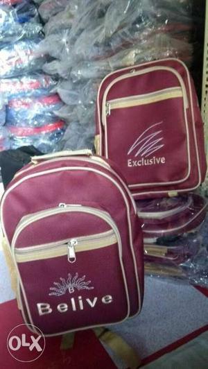 School Bags at Rs  each, minimum order 100 pc