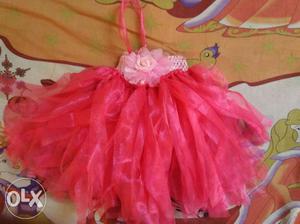 Toddler's Pink Tutu Skirt