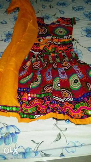 Unused Rajasthani ghaghra for 5 to 6 yrs girls