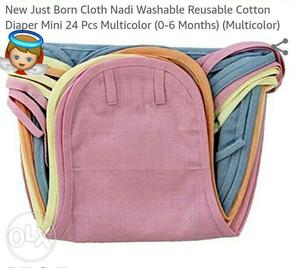 Washable and reusable diaper. 24 pieces available