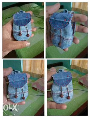 Washed Blue Backpack Miniature
