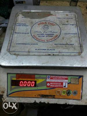 35 kg electronic weighing scale good working