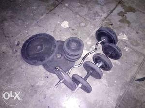 50kg weight 10kg-2 2kg-2 5kg-2 rod-Rs urgent Negotiable