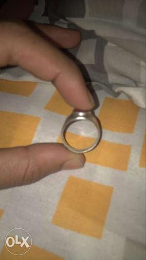Aqeeq stone - silver ring
