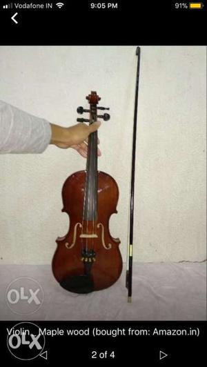 Best wood violin bought from amazon for around