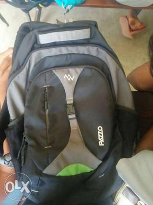 Black And Gray Pazzo Backpack