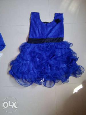 Blue net dancing Barbie doll frok (for single
