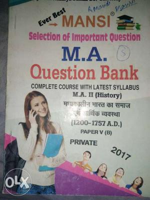 Book m.a history2year solve paper