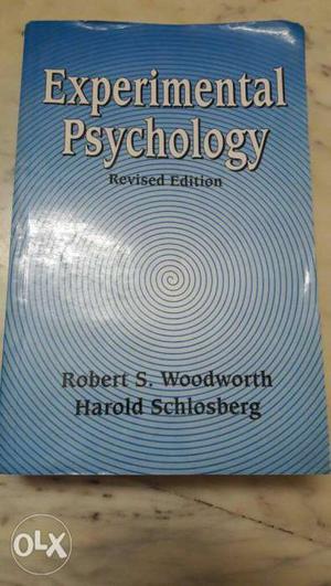 Experimental psychology Robert S Wordsworth
