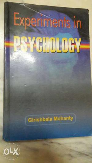 Experiments in Psychology Girishbala Mohanty
