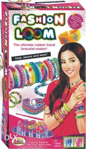 Fashion loom band factory for girls toys friendship band