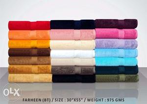 From ₹ 120 to a whole range of all kinds of towels