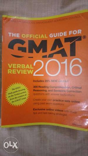  GMAT Verbal Review