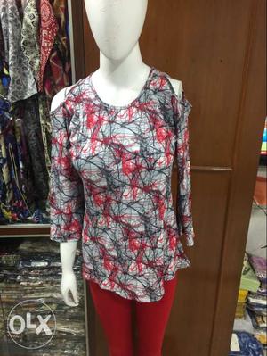 Girl's top - rayon fabric. size L