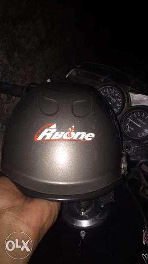 Gray Abone Motorcycle Helmet