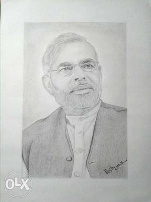 Indian Prime Minister Sketch