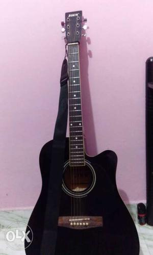 Jimm acoustic guitar with pick up Belt available