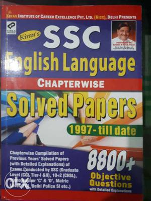 Kiran SSC English and Reasoning books in pristine