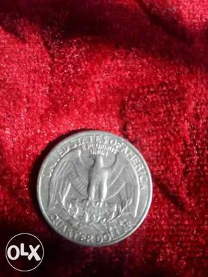 Liberty quater dollar  n two shillings