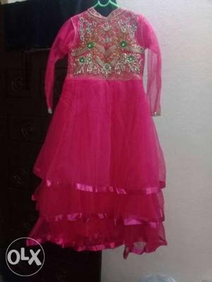 New gown with shalwar n dupatta