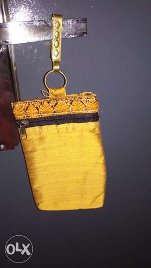 New silk cotton mobile pouch,new ladies