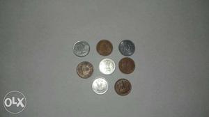Old indian coins.1 paisa( paisa().