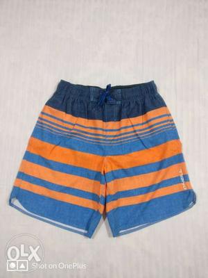 Orange And Blue O'Neill Drawstring Shorts