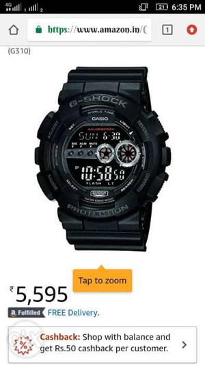 Original G-Shock watches at customs rate worth