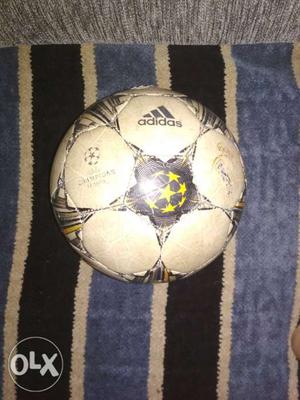 White And Black Adidas Soccer Ball