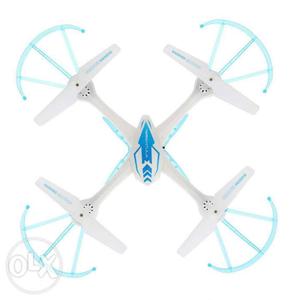 White And Blue Drone