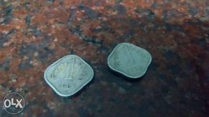  old 1 paise ah aluminium coin for sale