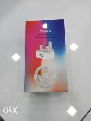 Apple iPhone charging adaptor with lightning cable