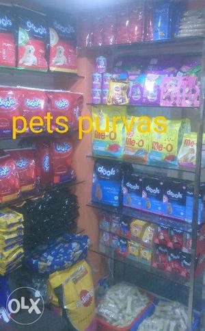 Available all types pets nd cats foods with discount in