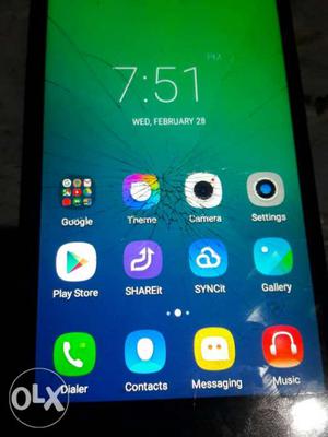 Lenovo A  year old touch crack but good