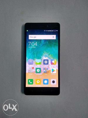 Mi Redmi 3S scratchless condition black n grey