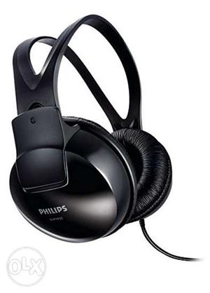 Philips SHP Over-Ear Stereo Headphones (Black)